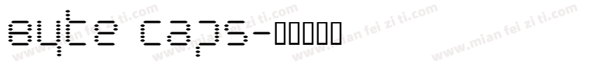 Byte Caps字体转换